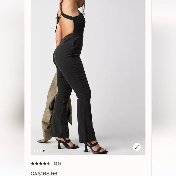 Free People CRVY 2nd Ave Coated One-Piece - Picture 2 of 3